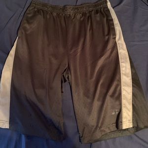 Black athletic shorts